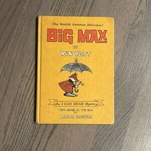Big Max The World's Greatest Detective! by Kin Platt Hardcover  1965